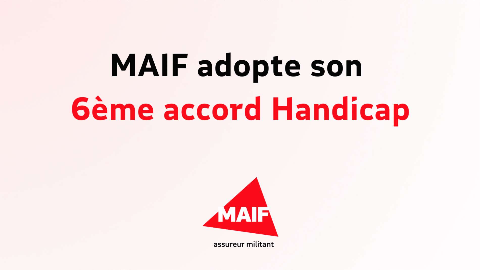 Image d'illustration de l'actualité MAIF adopte son 6ème accord Handicap