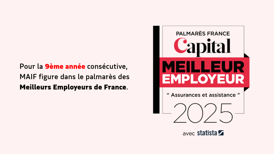 Image d'illustration de l'actualité MAIF, meilleur employeur du secteur Assurance et Assistance !