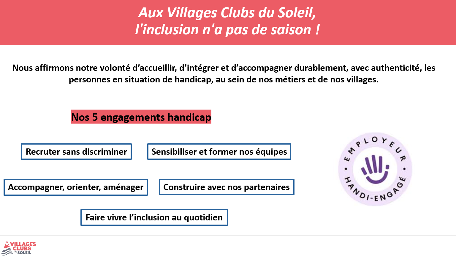 Image d'illustration de l'actualité L'inclusion n'a pas de saison