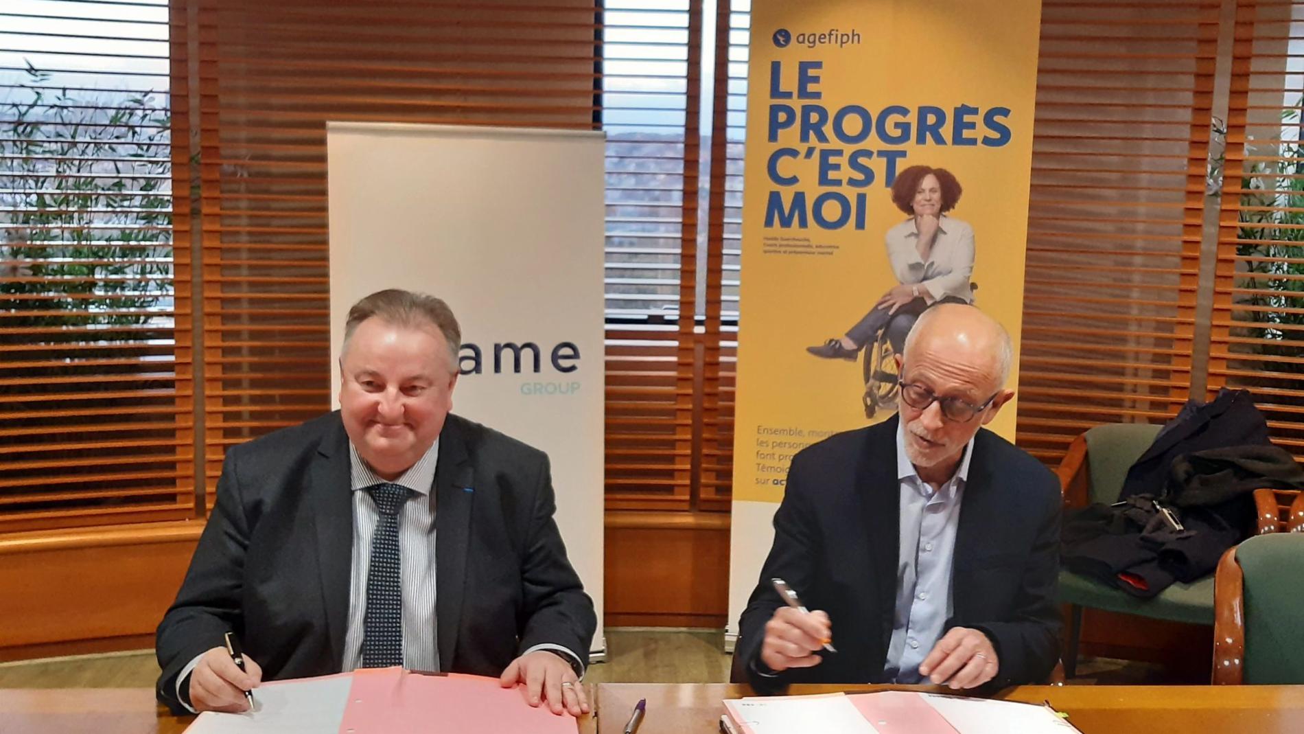 Image d'illustration de l'actualité Signature de la Convention de partenariat Sicame Group/Agefiph