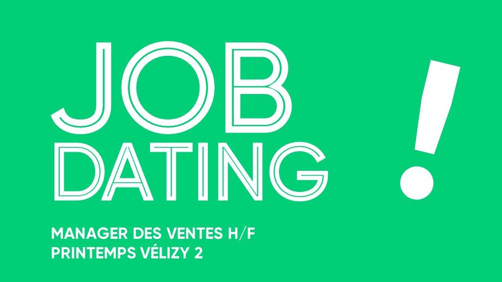 Image d'illustration de l'actualité JOB DATING MANAGER DES VENTES (VELIZY)